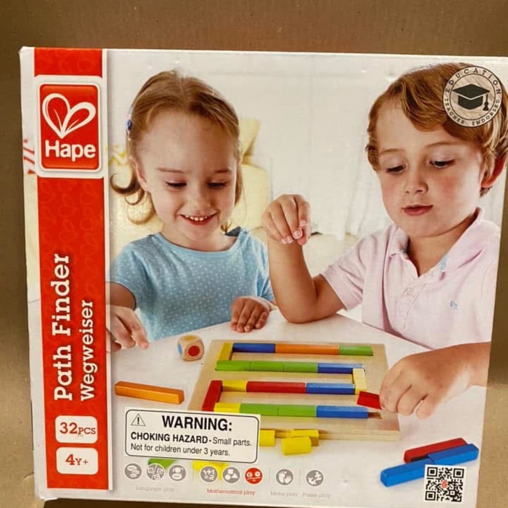 Path Finder Game - Multicolor Wooden Puzzle
